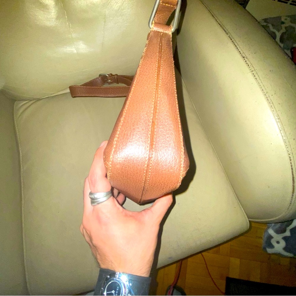 Vintage HIPSTER authentic Burberry shoulder bag leather - Picture 6 of 15